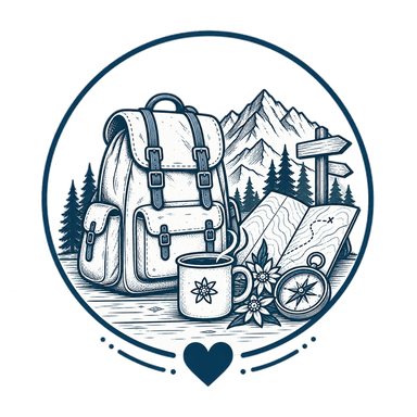 Hüttenschlau – Wanderrucksack, Karte und Kompass für Hüttentour Tipps