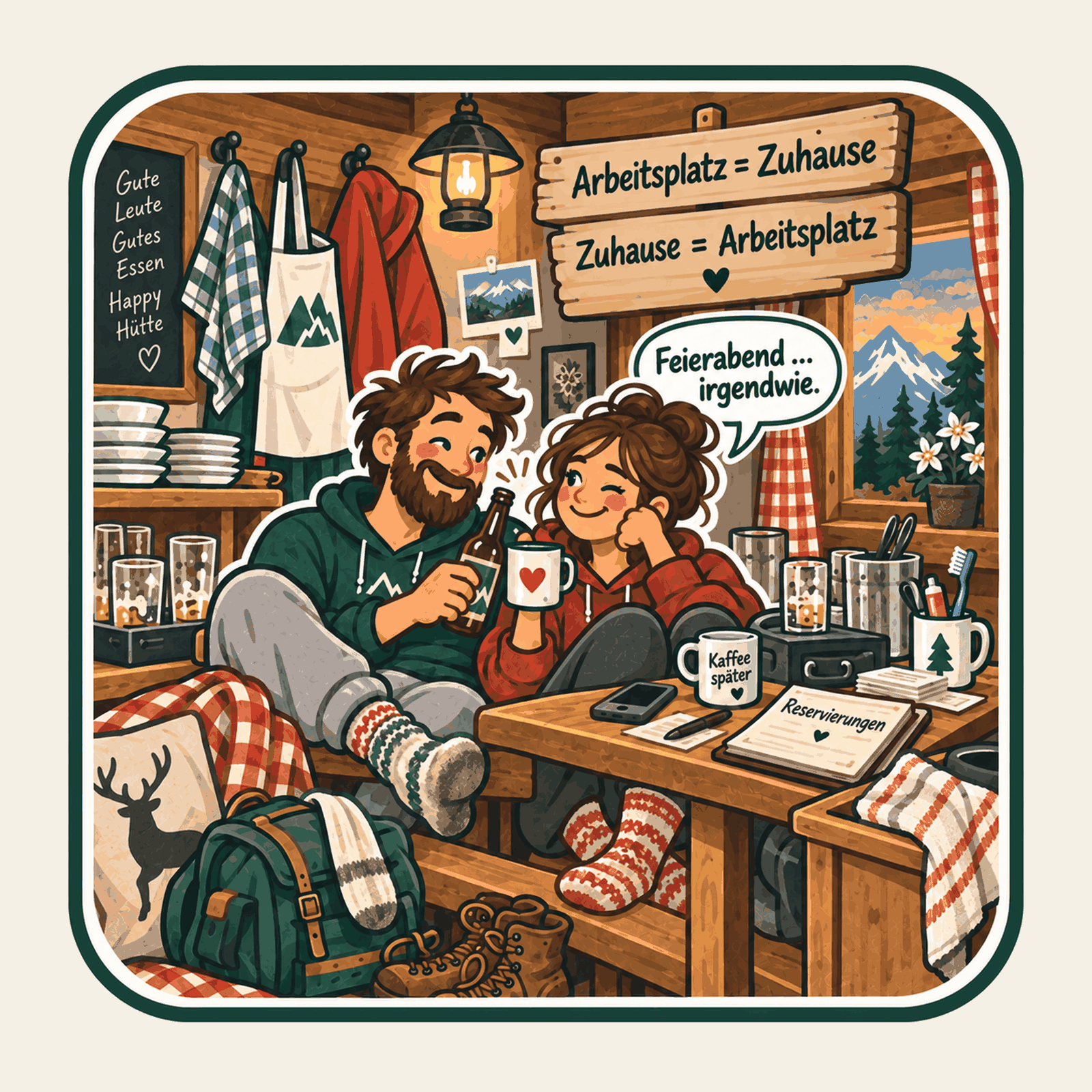 Wenn der Arbeitsweg 20 Sekunden dauert
